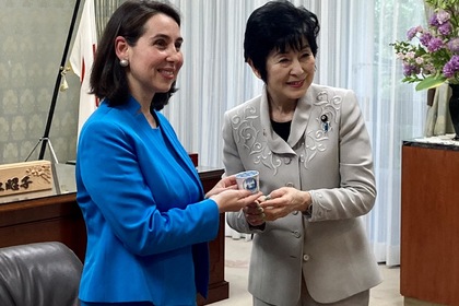 Среща на българския посланик с председателя на Горната камара на японския парламент
